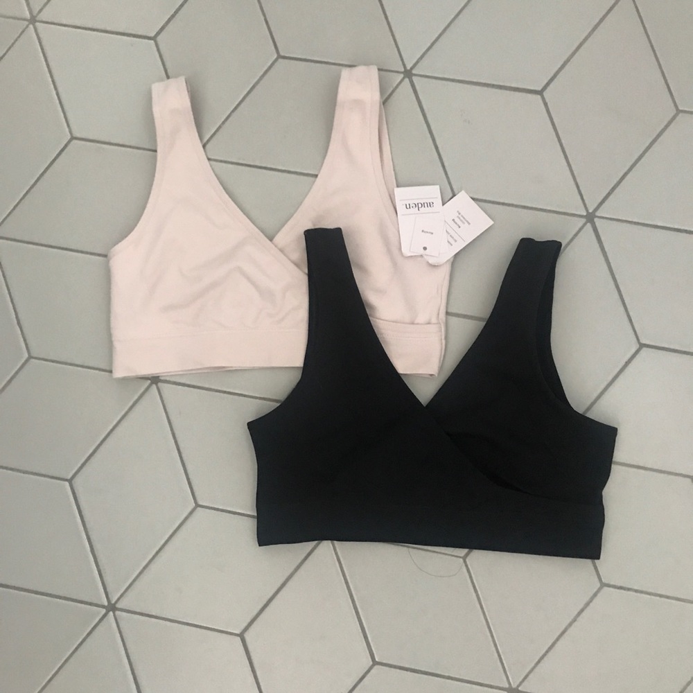 AUDEN 2-Pack Nursing Bras (S)